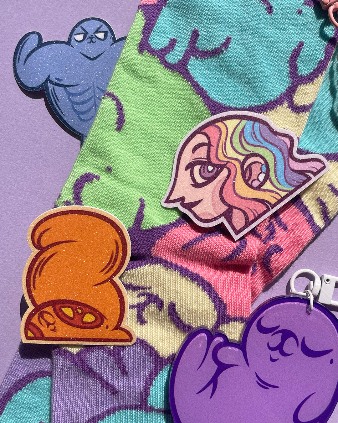 kolorowe skarpetusie