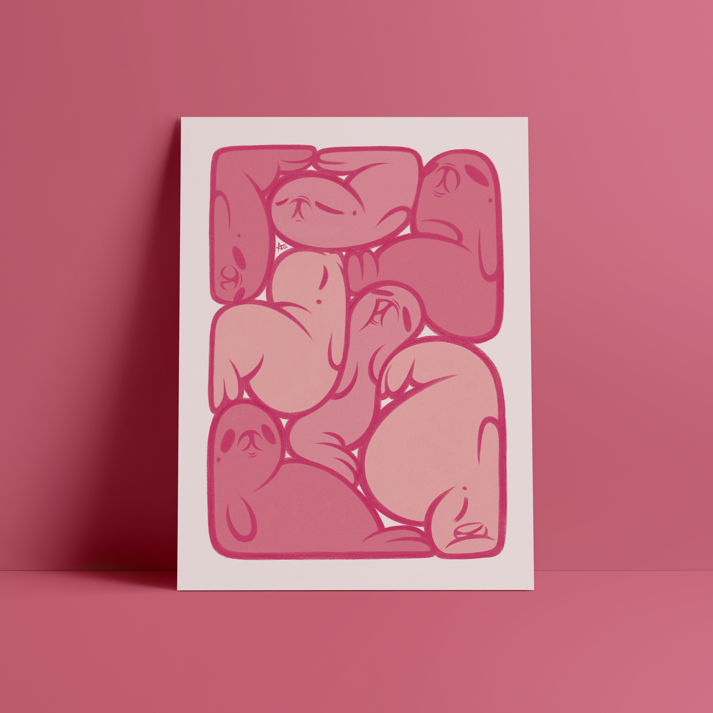foki róż ✦ print