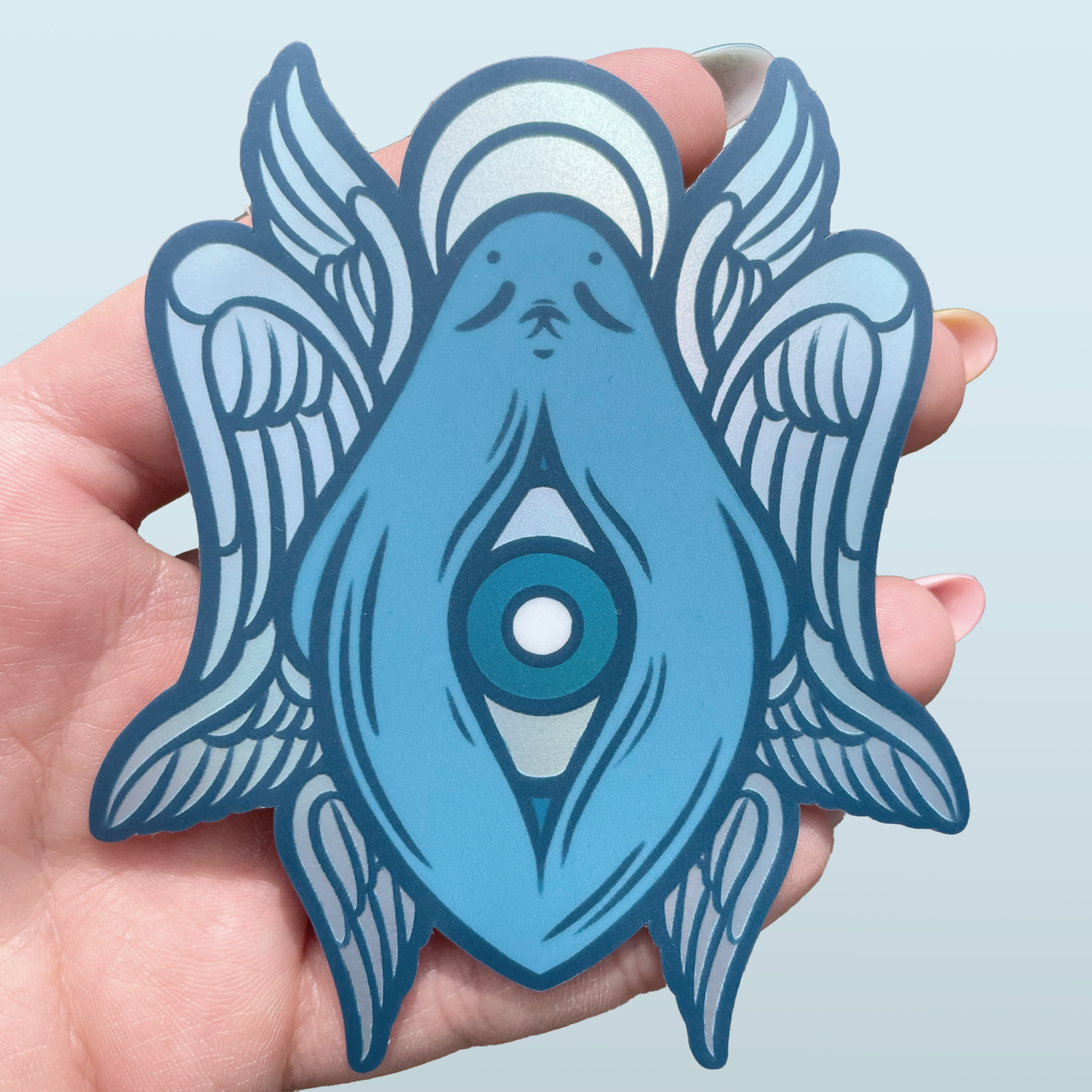 biblically accurate foka ✦ naklejka holo