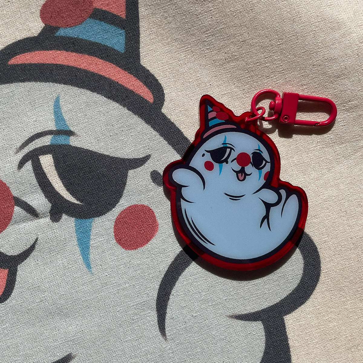 klauniara ✦ brelok akrylowy