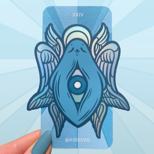 biblically accurate foka ✦ naklejka holo