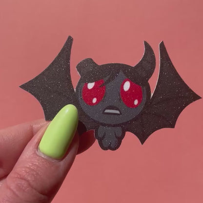 azazel ✦ naklejka brokatowa
