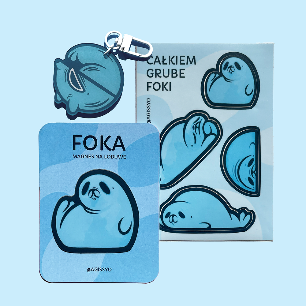 foczy zestaw ✦ błękitny